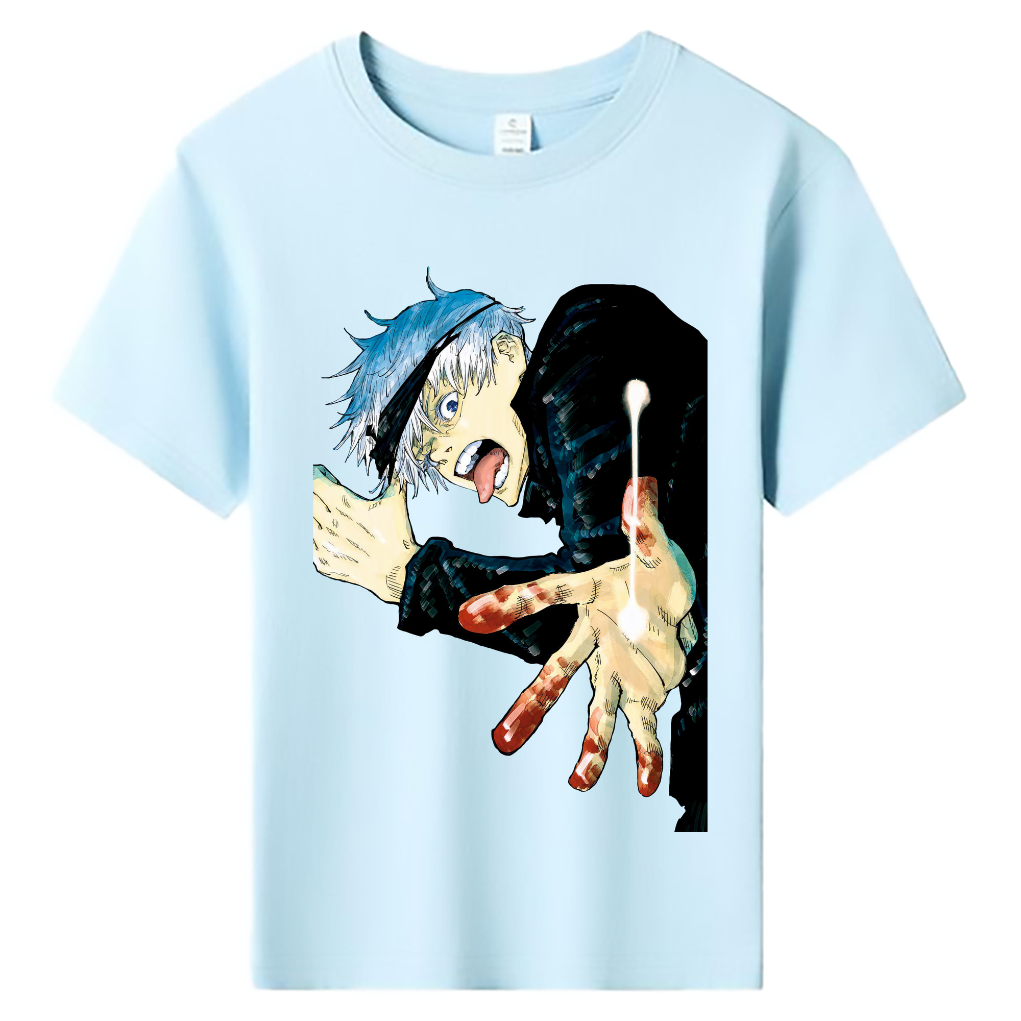 （画像用） 呪術廻戦 Jujutsu Kaisen 綿100％キッズTシャツ（フロントプリント）